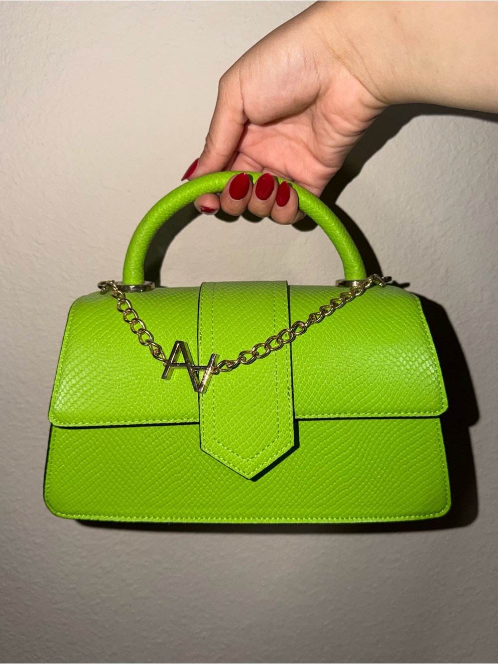 ALDO Lime Green Top-Handle Women's Bag